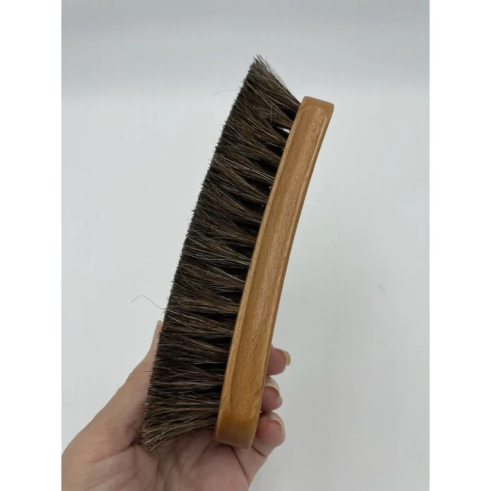 Vintage Cadillac Shoe Shine Brush Made In Israel Wood‎ Handle